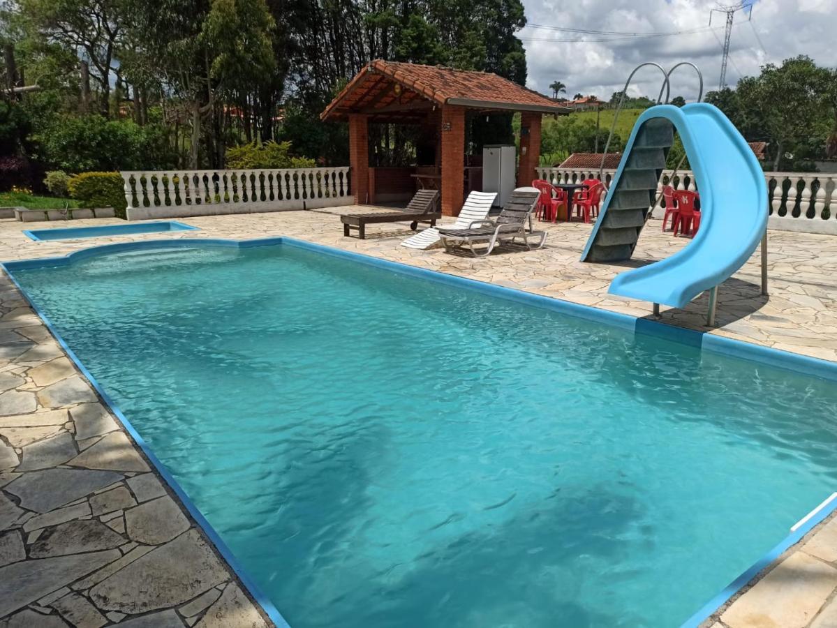 Chacara Em Ibiuna Sao Roque A 70Km De Sp Com Piscina E Wi-Fi Villa Exteriör bild