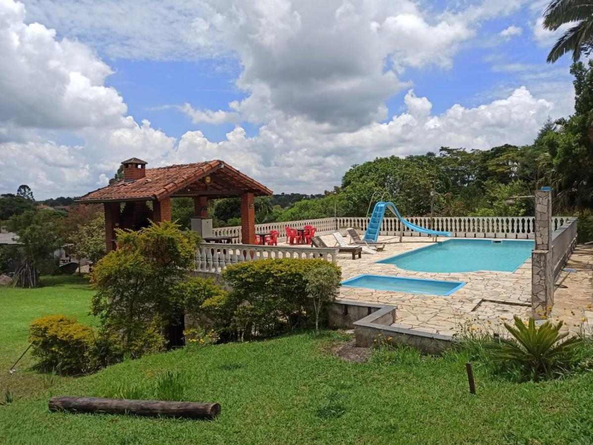 Chacara Em Ibiuna Sao Roque A 70Km De Sp Com Piscina E Wi-Fi Villa Exteriör bild